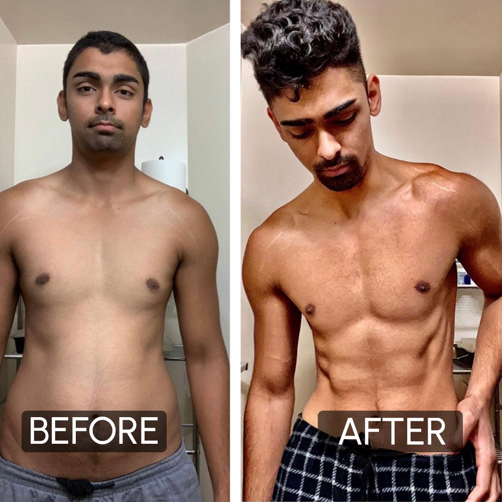 Suraj transformed     my fitness journey     into a lifestyle